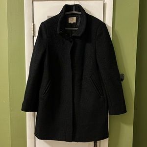 Loft Funnel Neck Wool Coat